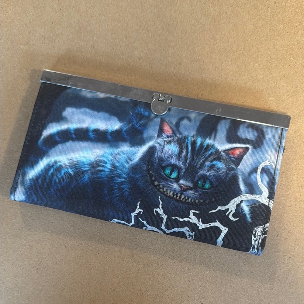 Alice In Wonderland Disney Live Action Cheshire Cat wallet